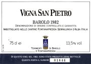 Barolo_Fontanafredda_San Pietro 1982